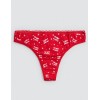 Стринги с рождественским принтом Ysabel Mora 19488, Цвет: красный, Размеры: L, изображение 3