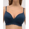 Бюстгальтер поролоновый без косточек Ysabel Mora 10761 тёмно-синий, Цвет: тёмно-синий, Размеры: 70B
