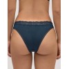Трусы бразилиана с кружевом Ysabel Mora 10764 тёмно-синий, Цвет: тёмно-синий, Размеры: M, изображение 2