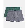 Трусы боксеры Ysabel Mora 20423 (2 шт) зелёный + серый, Цвет: зелёный + серый, Размеры: M, изображение 6