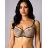 Бюстгальтер с мягкими чашками Albina L JESSICA 7052, Цвет: миндаль/черный, Размеры: 95B, изображение 3