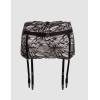 Высокий кружевной пояс Alles THE ICON garter belt черный, Цвет: черный, Размеры: XL, изображение 9