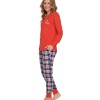 Хлопковая пижама с брюками Doctor Nap PM.4363 RED, Цвет: красный, Размеры: S, изображение 2