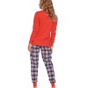 Хлопковая пижама с брюками Doctor Nap PM.4363 RED, Цвет: красный, Размеры: S, изображение 3