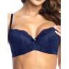 Бюстгальтер балконет Orhideja 587-437 темно-синий, Цвет: темно-синий, Размеры: 80B