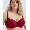 Кружевной бюстгальтер с поролоном Elli 3030 румба, Цвет: румба, Размеры: 80D, изображение 5