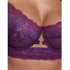 Кружевной бюстгальтер с подкроем Kinga MARIE 1238-SC ametyst, Цвет: сливовый, Размеры: 70B, изображение 4