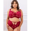 Бюстгальтер с подкроем Kris Line CHERRY soft full cup, Цвет: вишневый, Размеры: 100D, изображение 3