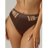 Трусики бразилиана Kris Line MOCCA stringshorts, Цвет: мокка, Размеры: M