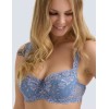 Кружевной бюстгальтер на поролоне Lina A 6086 ниагара, Цвет: ниагара, Размеры: 75F, изображение 4