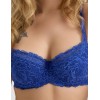 Кружевной бюстгальтер на поролоне Lina A 6086 ривьера, Цвет: ривьера, Размеры: 75B, изображение 4