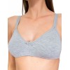 Хлопковый бюстгальтер без каркасов Sielei NATURAL COTTON 1450 grigio melange, Цвет: grigio melange, Размеры: 90B