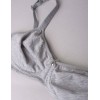 Хлопковый бюстгальтер без косточек Sielei NATURAL COTTON 1452 nero grigio melange, Цвет: grigio melange, Размеры: 75B, изображение 7