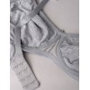Хлопковый бюстгальтер без косточек Sielei NATURAL COTTON 1452 nero grigio melange, Цвет: grigio melange, Размеры: 75B, изображение 8