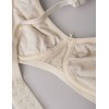 Хлопковый бюстгальтер без косточек Sielei NATURAL COTTON 1452 nero ecru melange, Цвет: ecru melange, Размеры: 80C, изображение 8