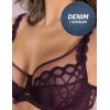 Комплект Leilieve ATTRACTION мягкая+бразилиана M8757 denim, Цвет: denim (голубой), Размеры: 90C, изображение 2