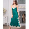 Длинная сорочка с кружевом Mia-Amore MARILIN DELUXE 3448 изумрудный, Цвет: изумрудный, Размеры: L