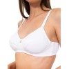 Бюстгальтер мягкий хлопковый без косточек Sielei NATURAL COTTON 1440 bianco, Цвет: bianco (белый), Размеры: 80C, изображение 3