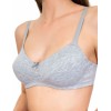 Бюстгальтер мягкий хлопковый без косточек Sielei NATURAL COTTON 1440 grigio melange, Цвет: grigio melange, Размеры: 75C