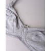 Бюстгальтер мягкий хлопковый без косточек Sielei NATURAL COTTON 1440 grigio melange, Цвет: grigio melange, Размеры: 75C, изображение 5