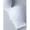 Кружевной бюстгальтер пуш-ап без каркасов Sielei WONDER LACE 2446 bianco, Цвет: bianco (белый), Размеры: 75B, изображение 6