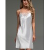 Короткая шёлковая сорочка Mia-Amore LILIROSE 4590 белый, Цвет: белый, Размеры: 2XL, изображение 4