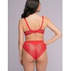 Мягкий кружевной бюстгальтер Ava 2252 M red, Цвет: красный, Размеры: 80C, изображение 7