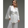 Комплект шёлковый Mia-Amore LILIROSE 4596 белый, Цвет: белый, Размеры: 2XL, изображение 3