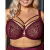 Бюстгальтер с подкроем Kris Line MERLOT soft full cup, Цвет: бордо, Размеры: 100D