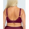 Бюстгальтер с подкроем Kris Line MERLOT soft full cup, Цвет: бордо, Размеры: 100D, изображение 2