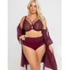 Бюстгальтер с подкроем Kris Line MERLOT soft full cup, Цвет: бордо, Размеры: 100D, изображение 5
