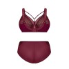 Бюстгальтер с подкроем Kris Line MERLOT soft full cup, Цвет: бордо, Размеры: 100D, изображение 10