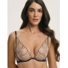 Бюстгальтер бралетт пуш-ап Esotiq NUGAT 43470 бежевый+серый, Цвет: бежевый+серый, Размеры: 65C, изображение 3