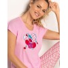 Пижама из хлопка Sielei CHERRY LOVE CH12 rosa, Цвет: rosa (розовый), Размеры: M, изображение 3