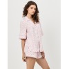 Женская пижама с шортами Aruelle BLOSSOM, Цвет: светло-розовый, Размеры: XS, изображение 3