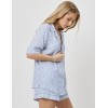 Пижама женская с шортами Aruelle LULLABY, Цвет: светло-голубой, Размеры: XS, изображение 3