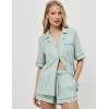 Пижама с шортами Aruelle MOSS, Цвет: оливковый, Размеры: XS