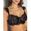 Кружевной бюстгальтер Fluide МАДЕМУАЗЕЛЬ 7053 черный, Цвет: черный, Размеры: 75B