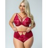 Бюстгальтер бралетт Kris Line CHERRY soft bralette, Цвет: вишневый, Размеры: 75H, изображение 4