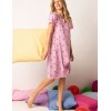Ночная сорочка из хлопка Sielei PICNIC PC26 rosa, Цвет: rosa (розовый), Размеры: XL