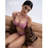 Бюстгальтер кружевной мягкий Alles CHIARA PINK M, Цвет: розовый, Размеры: 70F, изображение 10