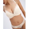 Кружевные стринги Alles PURE ROMANTIC stringi vanilla, Цвет: кремовый, Размеры: S, изображение 3