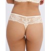 Кружевные стринги Alles PURE ROMANTIC stringi vanilla, Цвет: кремовый, Размеры: S, изображение 2