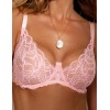 Мягкий бюстгальтер из кружева и сетки Kinga SAND PINK 1126-SC, Цвет: светло-розовый, Размеры: 100C