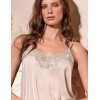 Атласная пижама топ+шорты Lormar SATEN 651818CO champagne, Цвет: champagne (шампань), Размеры: S, изображение 2