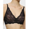 Кружевной бюстгальтер без косточек Triumph AMOURETTE CHARM N03 чёрный, Цвет: чёрный, Размеры: 70E