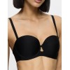 Гладкий бюстгальтер бандо Triumph PURE MICRO WDP чёрный, Цвет: чёрный, Размеры: 70B