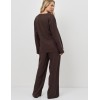 Брючный комплект Aruelle CLAY SET, Цвет: шоколадный, Размеры: XS, изображение 4