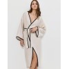 Женский халат из вискозы Aruelle HORIZON, Цвет: светло-бежевый, Размеры: XS