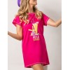 Удлиненная футболка Sielei FASHION SUMMER HE41 fuxia, Цвет: fuxia (фуксия), Размеры: XL, изображение 3